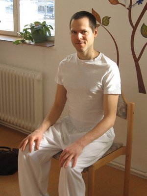 Foto: Roman, unserer Yoga-Lehrer